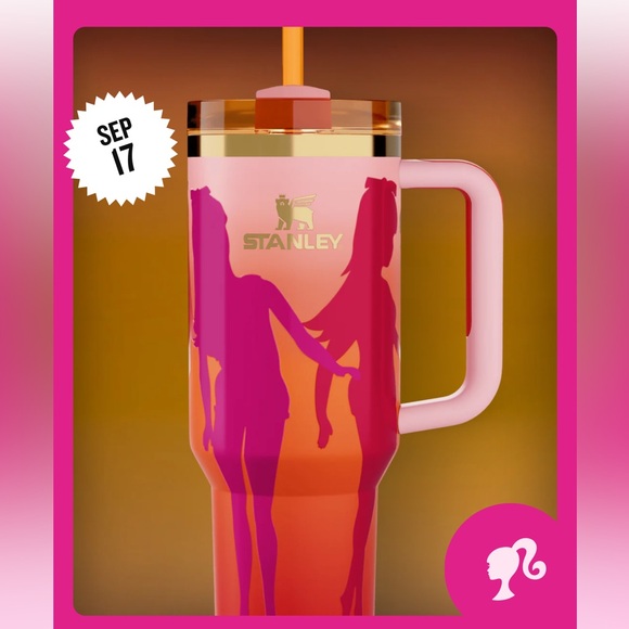 Stanley x Barbie 60S TWIST 'N TURN 40 OZ QUENCHER NIB - Picture 3 of 3